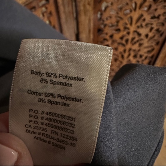 Wilfred Trompette Faux Suede Dress size Medium with Pockets - Picture 5 of 6